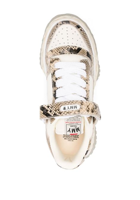 sneakers keith python printed uomo natural e bianche MAISON MIHARA YASUHIRO | A14FW709NATURAL